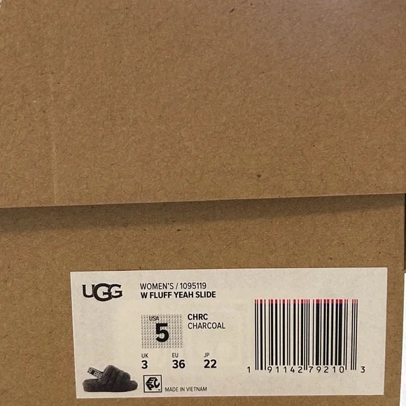 Uggs Fluff Yeah Slippers - WMN size 5 - Picture 3 of 3